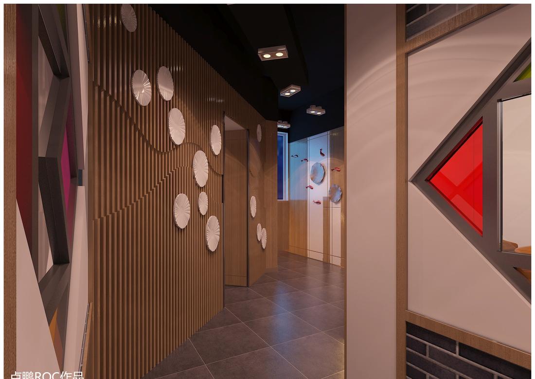 济南斗鱼阁鱼火锅,卢鹏(ROC LU)设计诠释独特室内风格-22