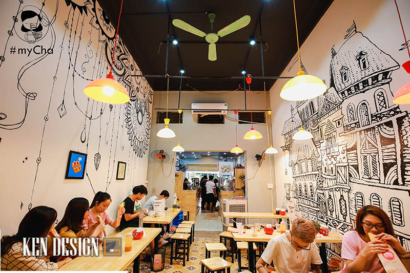 MyCha奶茶店丨越南河内丨Kendesign-19