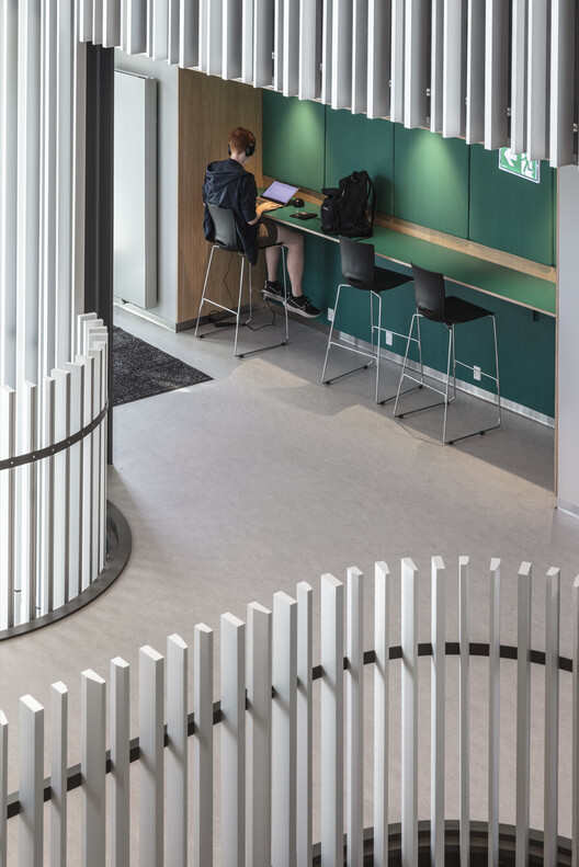 丹麦 Lyngby 市 H·C· Ørsted TEC 技术中学丨Sweco Architects-24