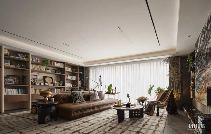 蜜尔设计 | 成都万科·锦上扬华115m²&125m²&143m²样板间-11