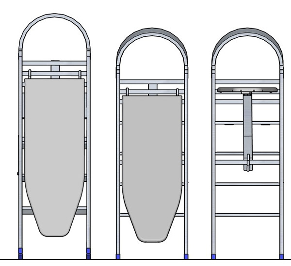 多功能家具1（带熨衣桌的折叠楼梯）丨巴西丨巴西PUCRS大学设计专业师生-9