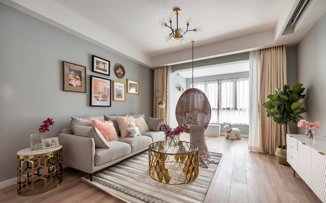 重庆初晨设计 · 童话粉色调平层空间-9