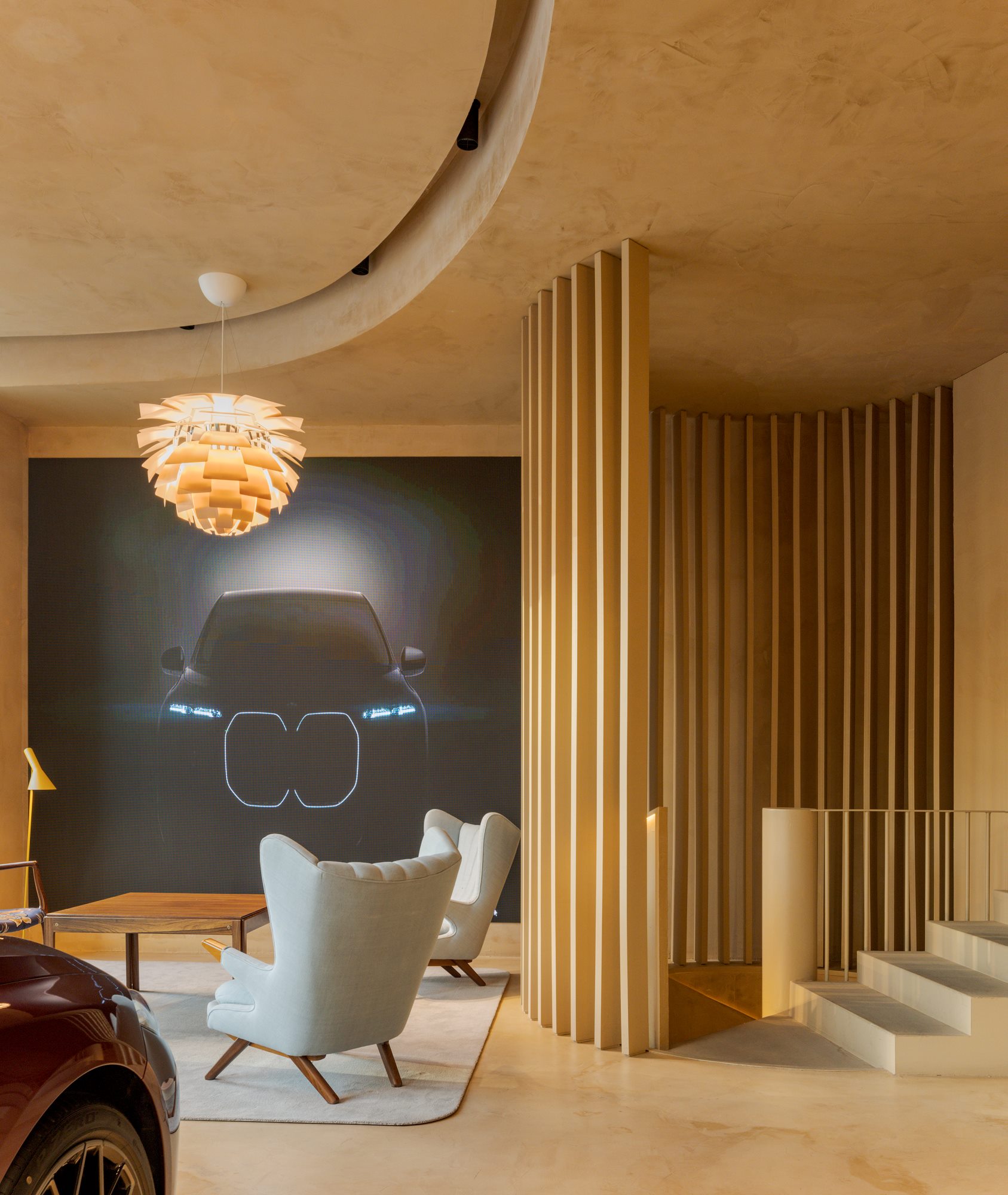 "葡萄牙波尔图 BMCAR 宝马展示厅 | 家的概念，温馨的汽车体验"-20