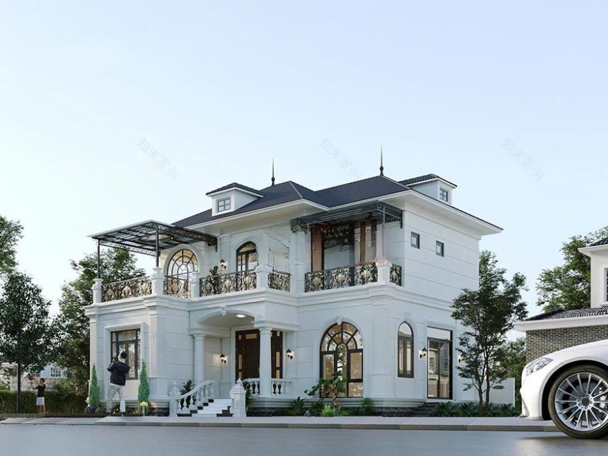 35套二层坡顶别墅设计方案丨NEOHouse vn-8