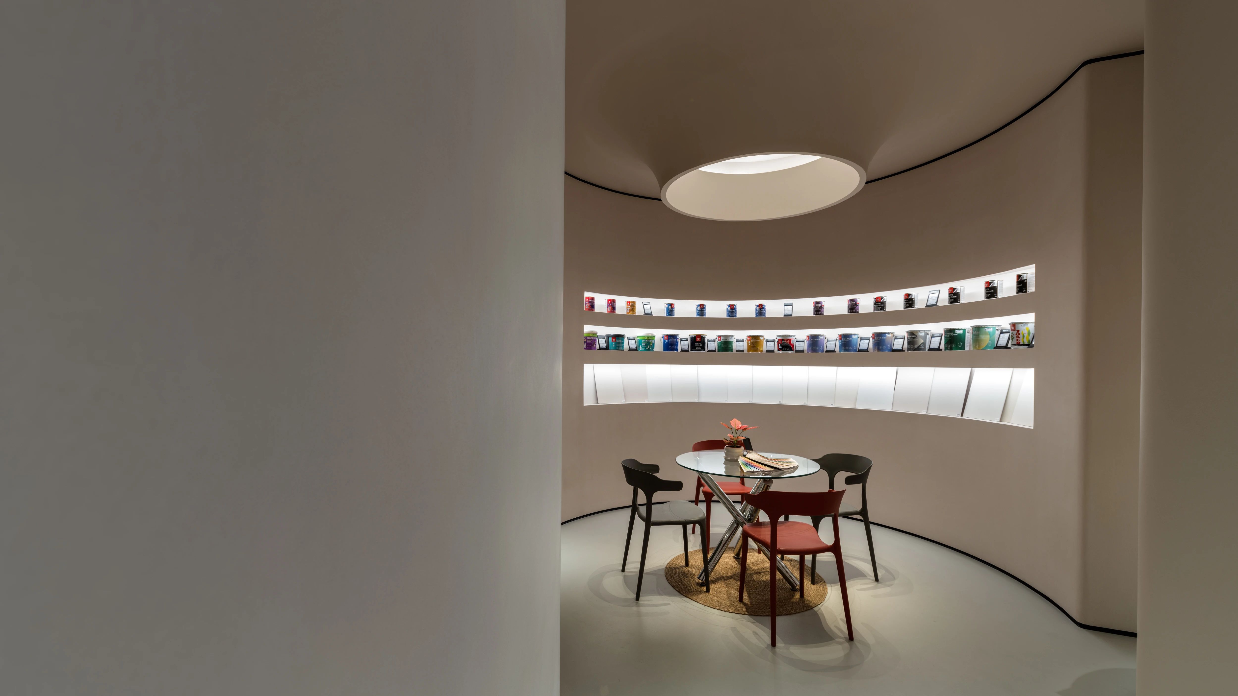 胡同儿“艳遇”,芬琳漆涂料展厅丨北京奈凡设计事务所-22