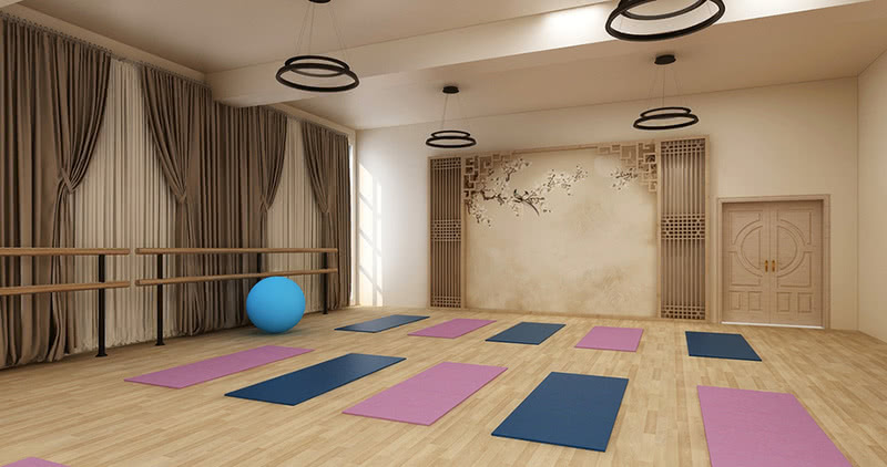 舞蹈教室 舞蹈房设计案例效果图-9