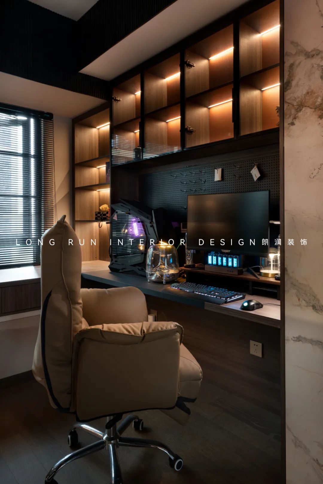 意式风情,165㎡大平层壕宅设计丨中国成都丨朗润装饰-24