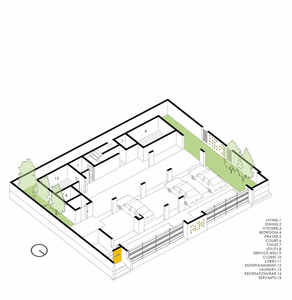 Spacefiction Studio 隐私与公开空间的“度”：Never-Apart-ment 住宅-48