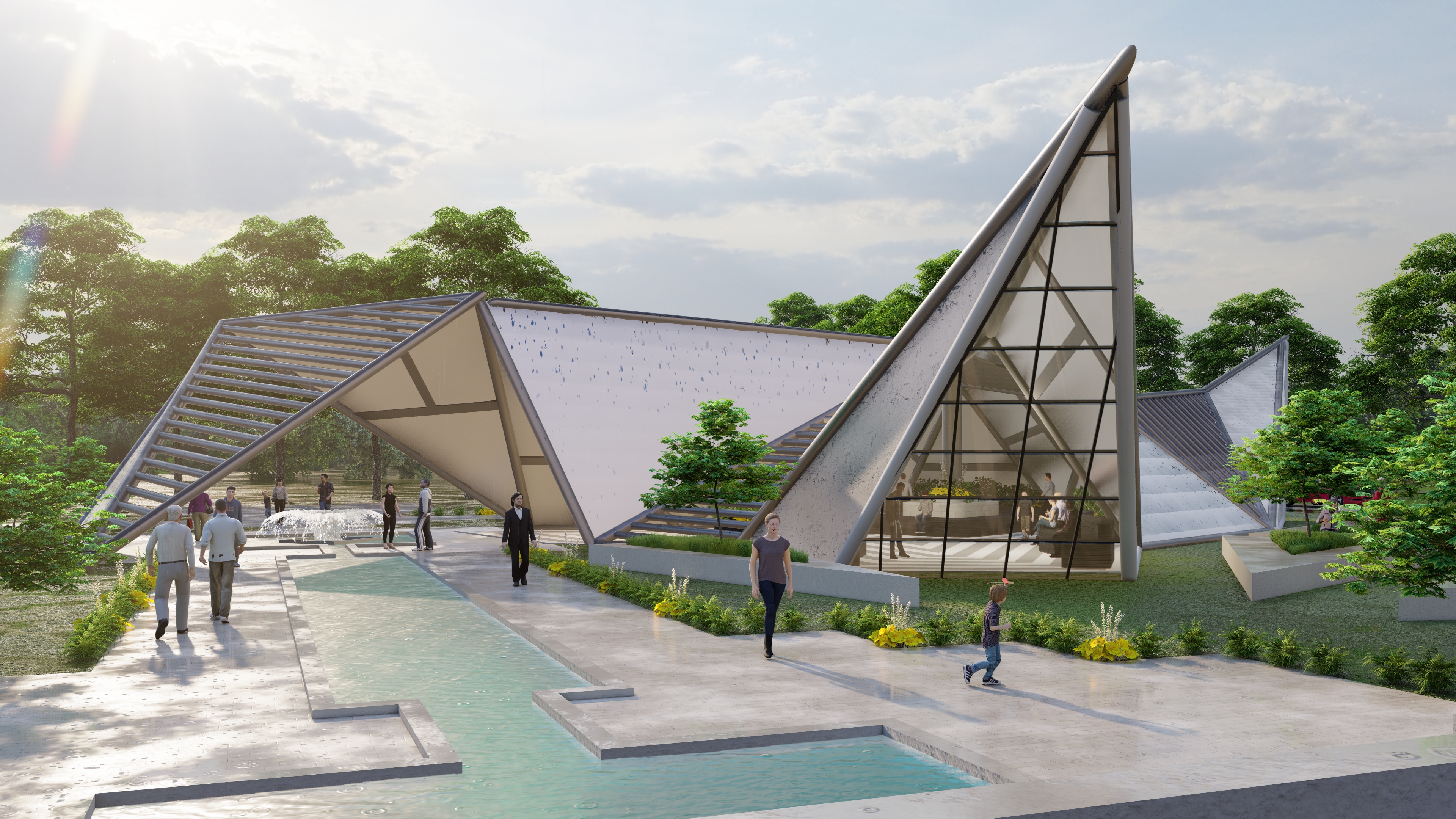 透视亭丨埃及开罗丨开罗大学工程学院建筑系-7