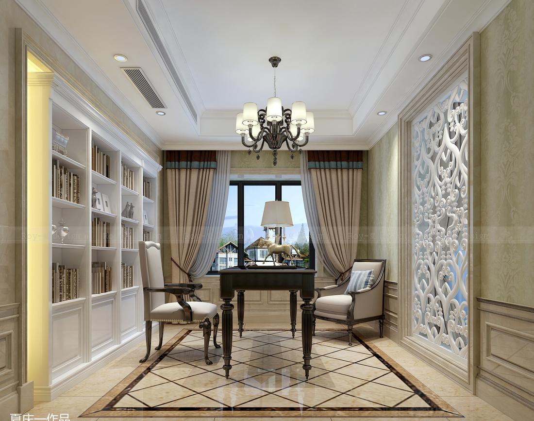 现代园墅欧式纯白设计，温馨舒适，白色与蓝色搭配典雅自然-12