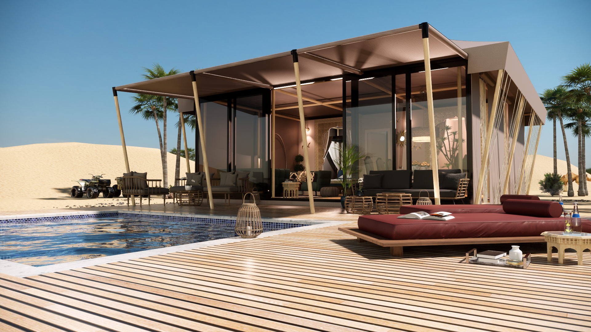 Arab Boutique Tent - ADRIA-2