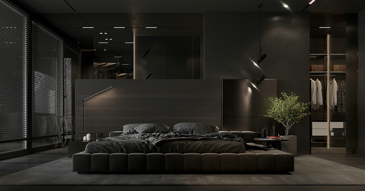 高级黑色系空间设计-11