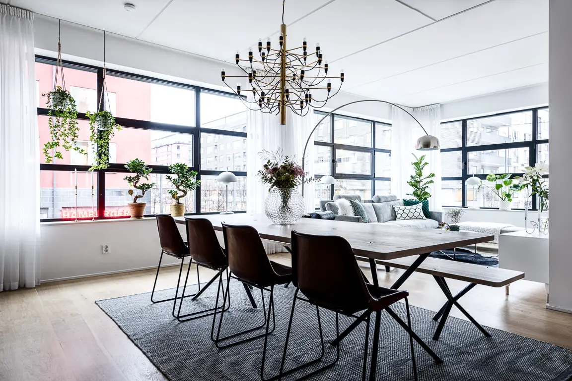 周末美图 | 瑞典灰白色调公寓设计-7