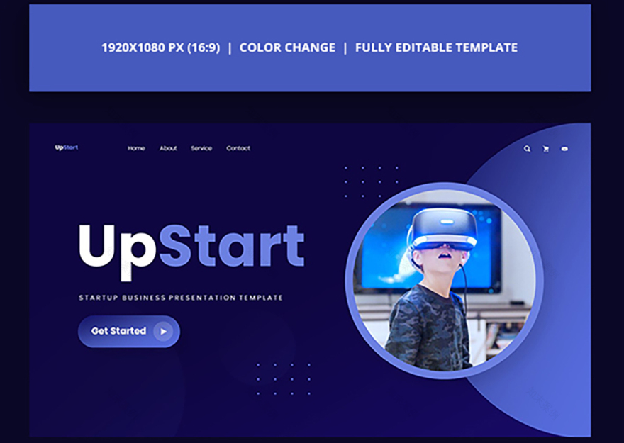 初创企业演示模板-3