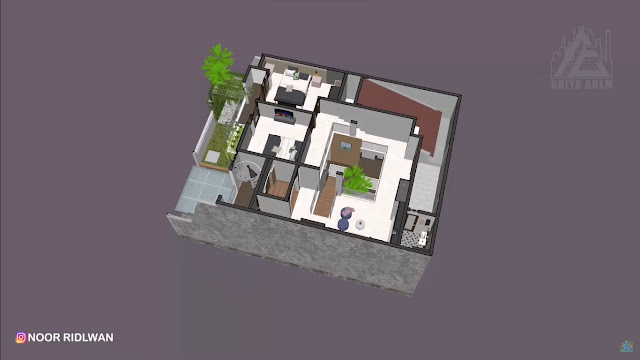 9 · 10米四层卧室错层式房屋设计-26