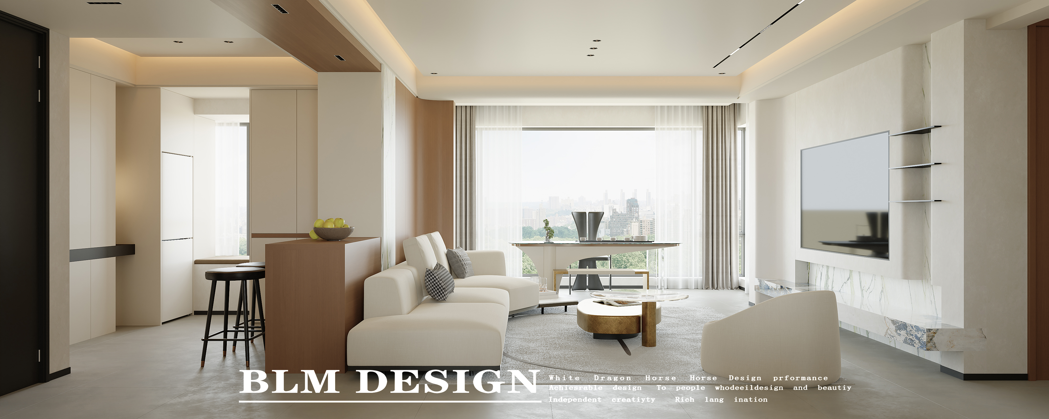 白龙马效果图-奶油极简-1
