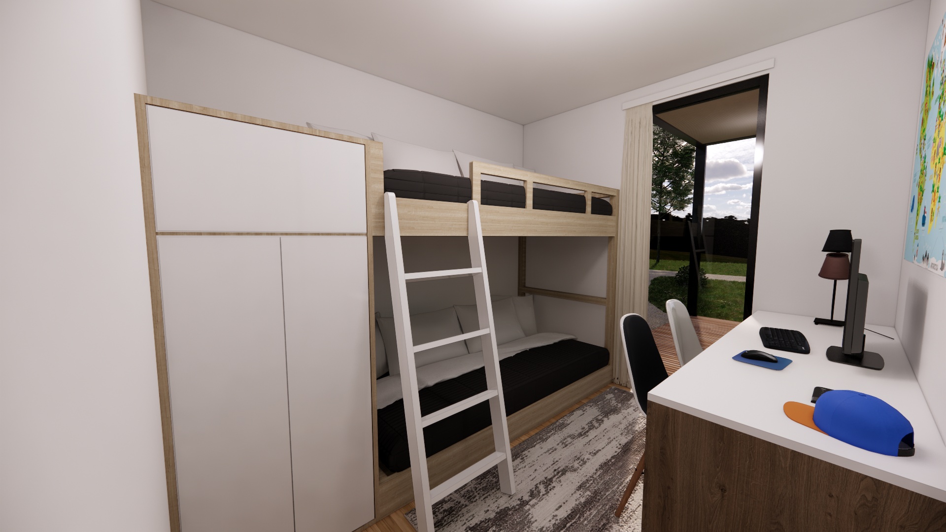 modern mobile home tiny house vacation house on 34m2-10