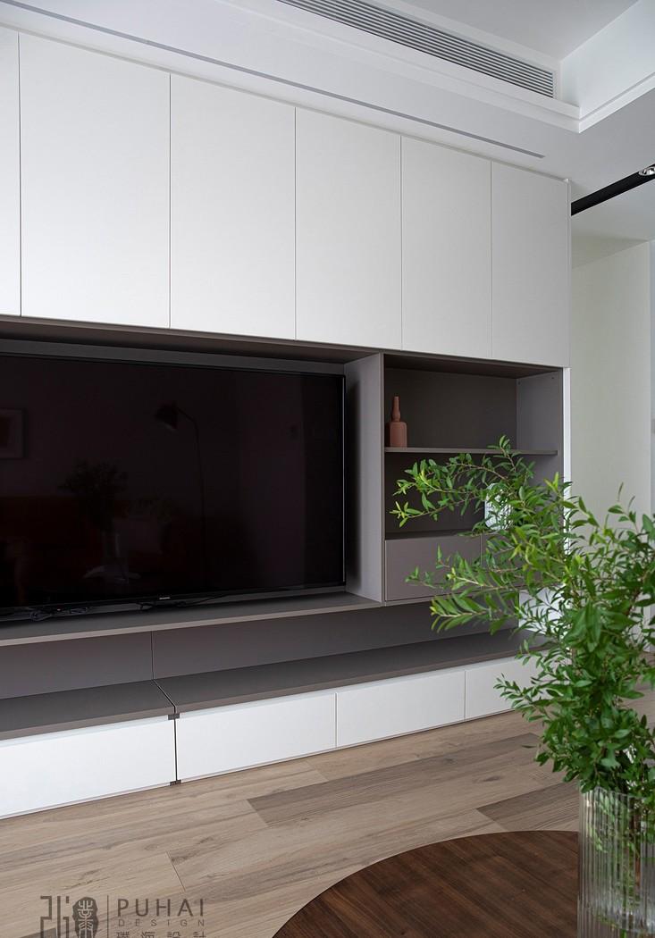 89㎡现代简约三居室，点亮生活的活力橙色沙发-13