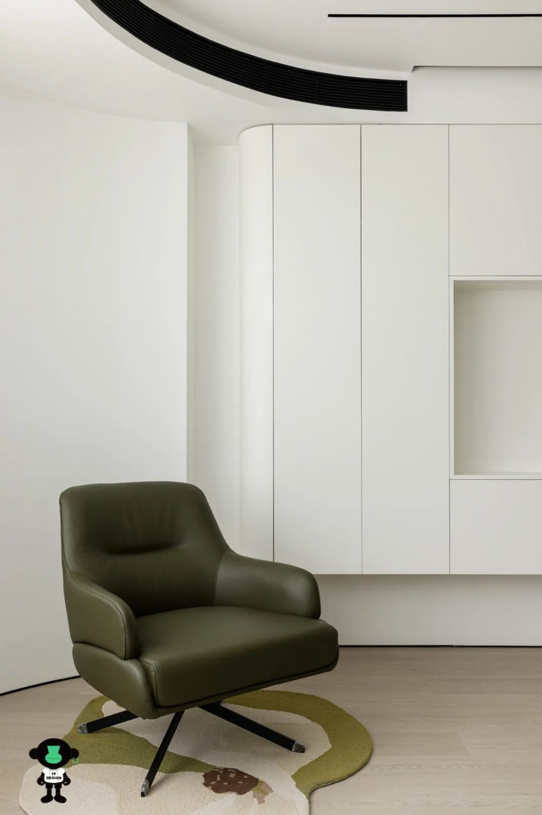 奶油系轻奢两居设计丨F+全屋定制-34