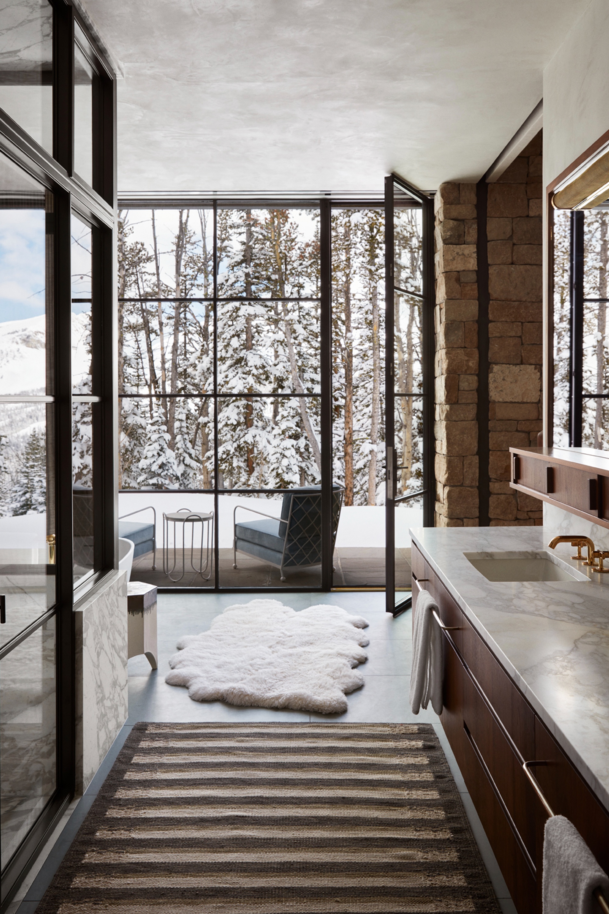 BIG SKY SKI 住宅丨美国蒙大拿丨Commune Design-40