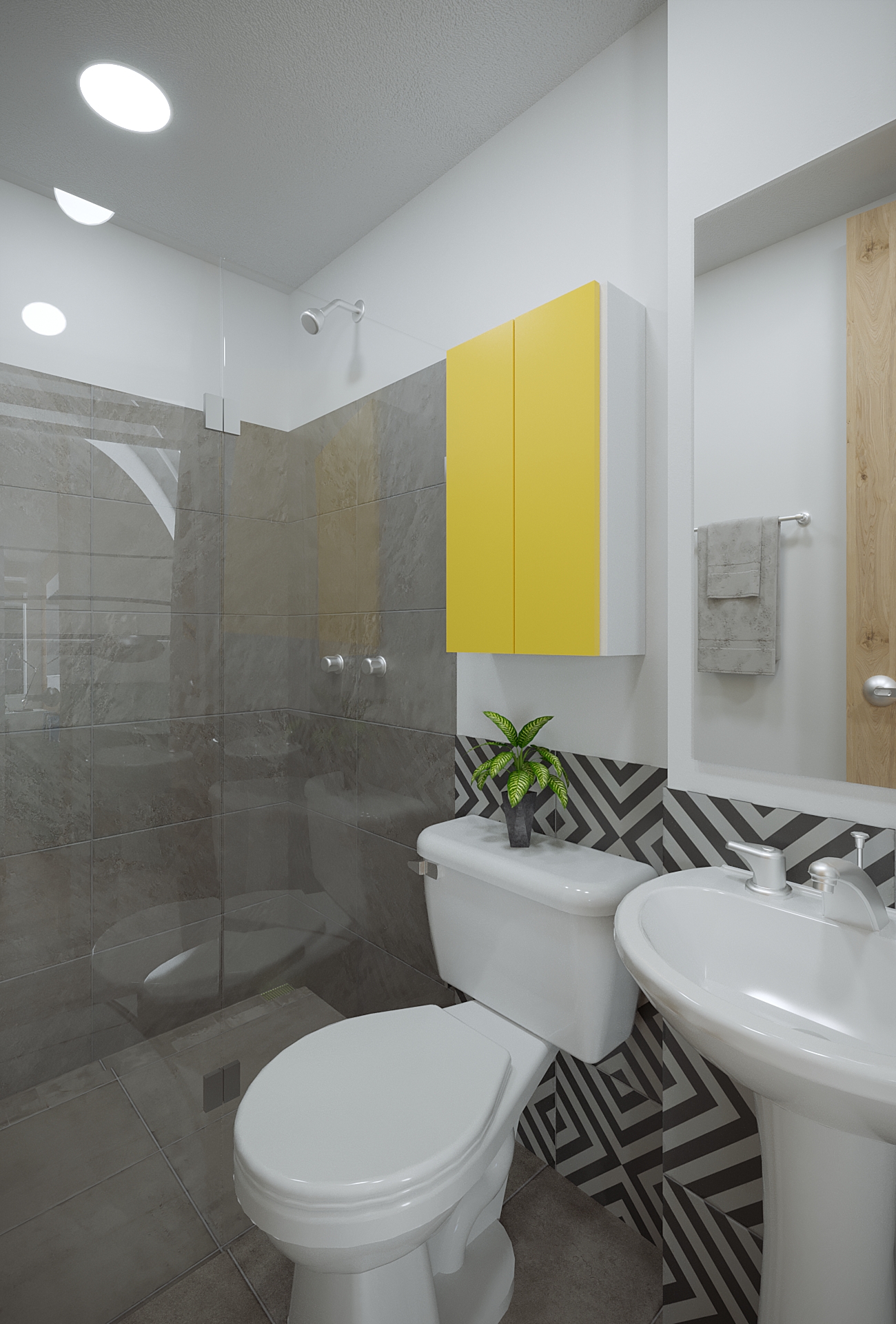 三维造型浴室-5