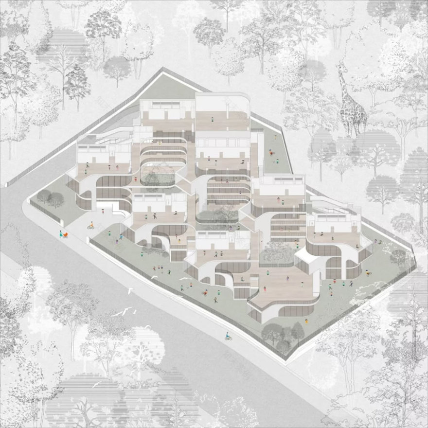 重庆弹子石幼儿园丨中国重庆丨NAN 设计-7