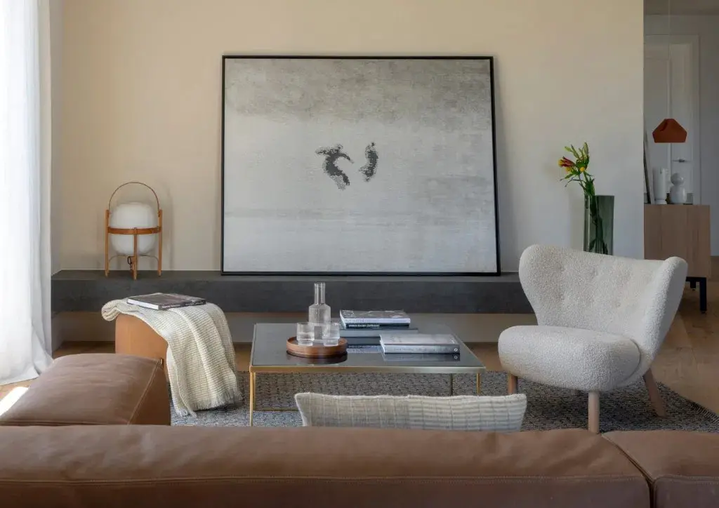 巴塞罗那古典建筑中的现代顶层公寓-8