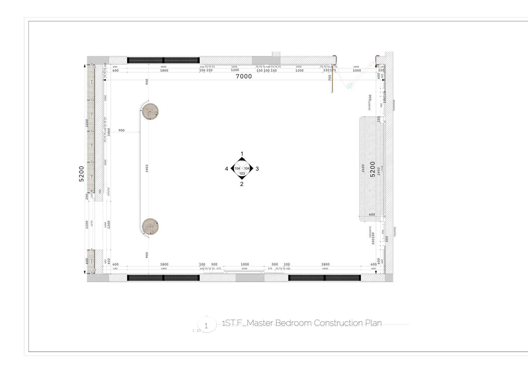 Modern Master Bedroom Suite Interior Design-7