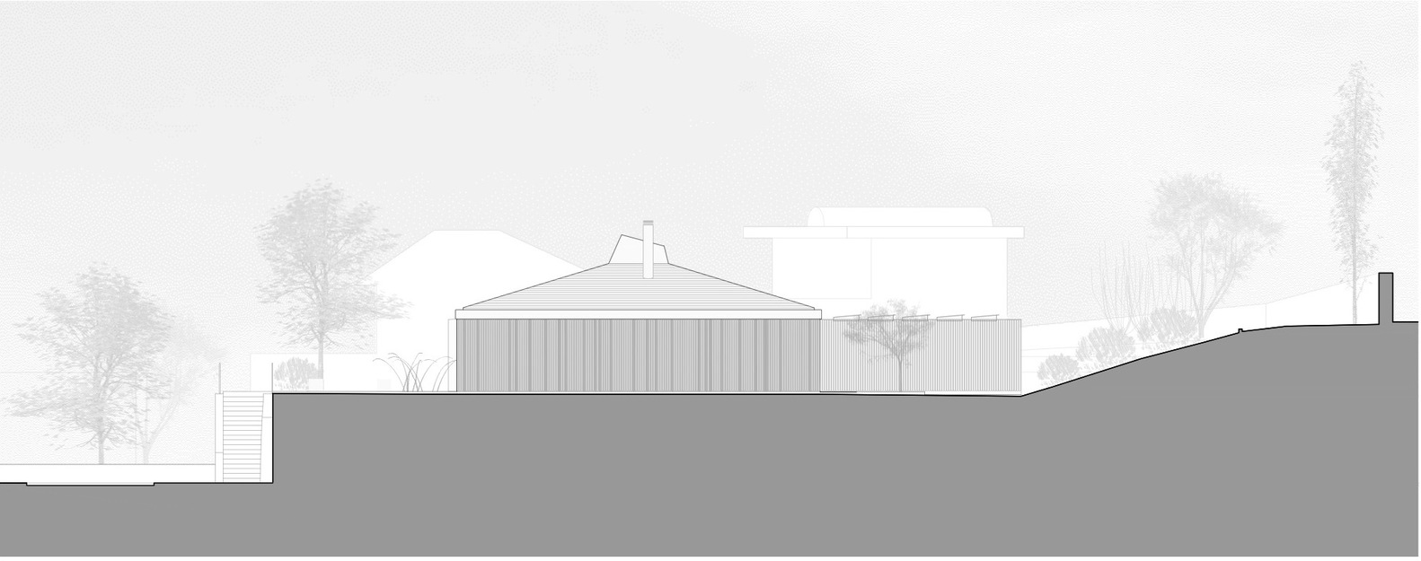 瑞士 Hauterive 湖畔混凝土与玻璃的现代住宅-91