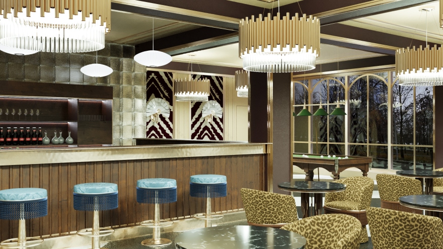 哈萨克斯坦阿拉木图某酒店室内设计项目-32