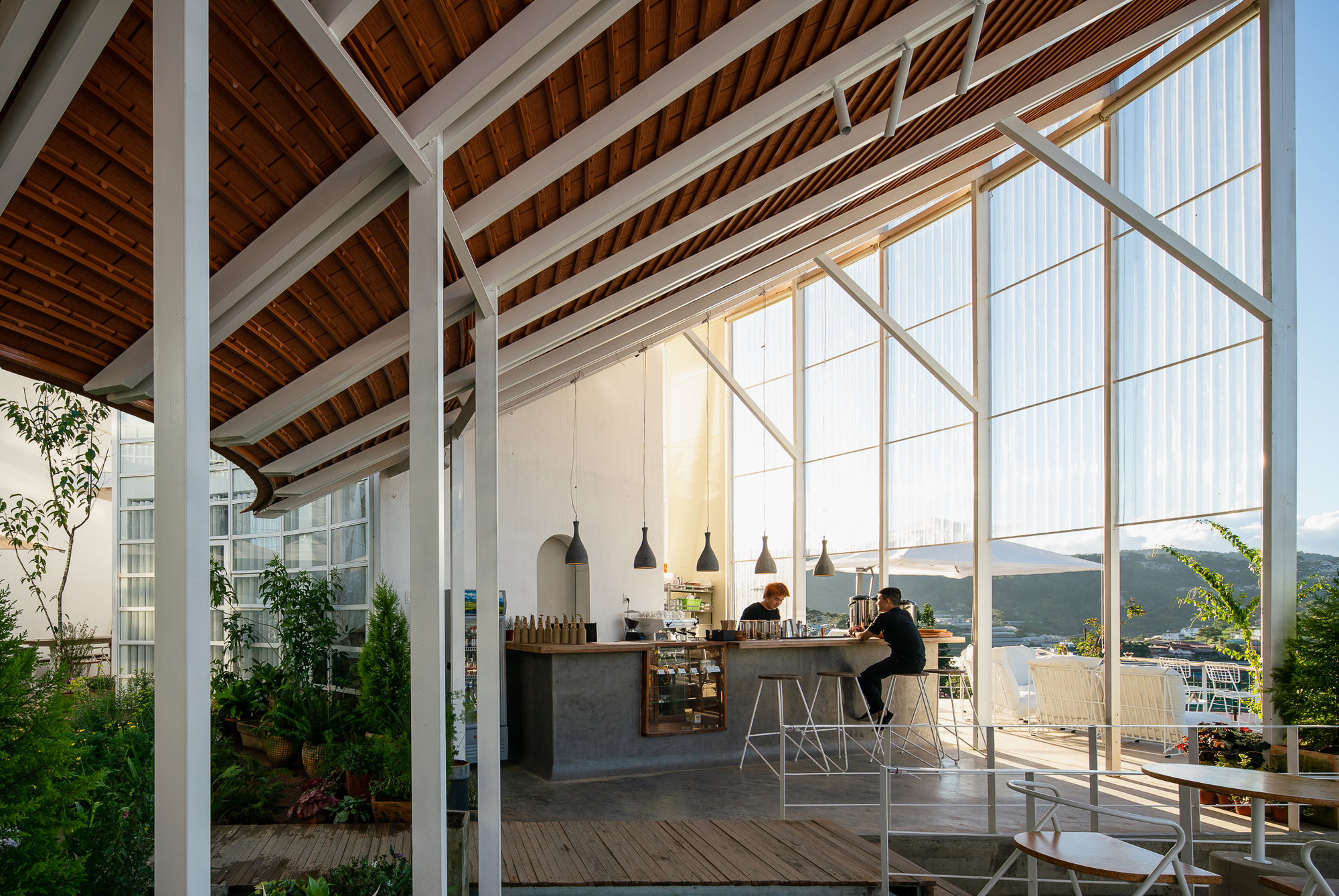 越南 LOOP 精品酒店咖啡厅设计丨G+ Architects-34