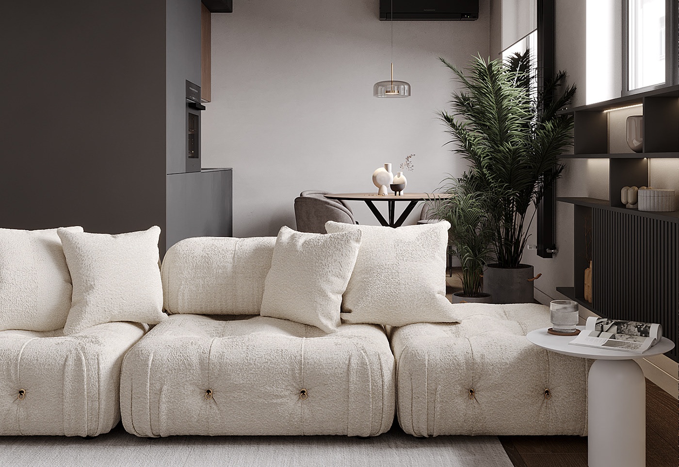 48㎡复式小空间公寓设计-5