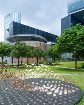 香港山水金属花海装置艺术丨中国香港丨Napp Studio & Architects