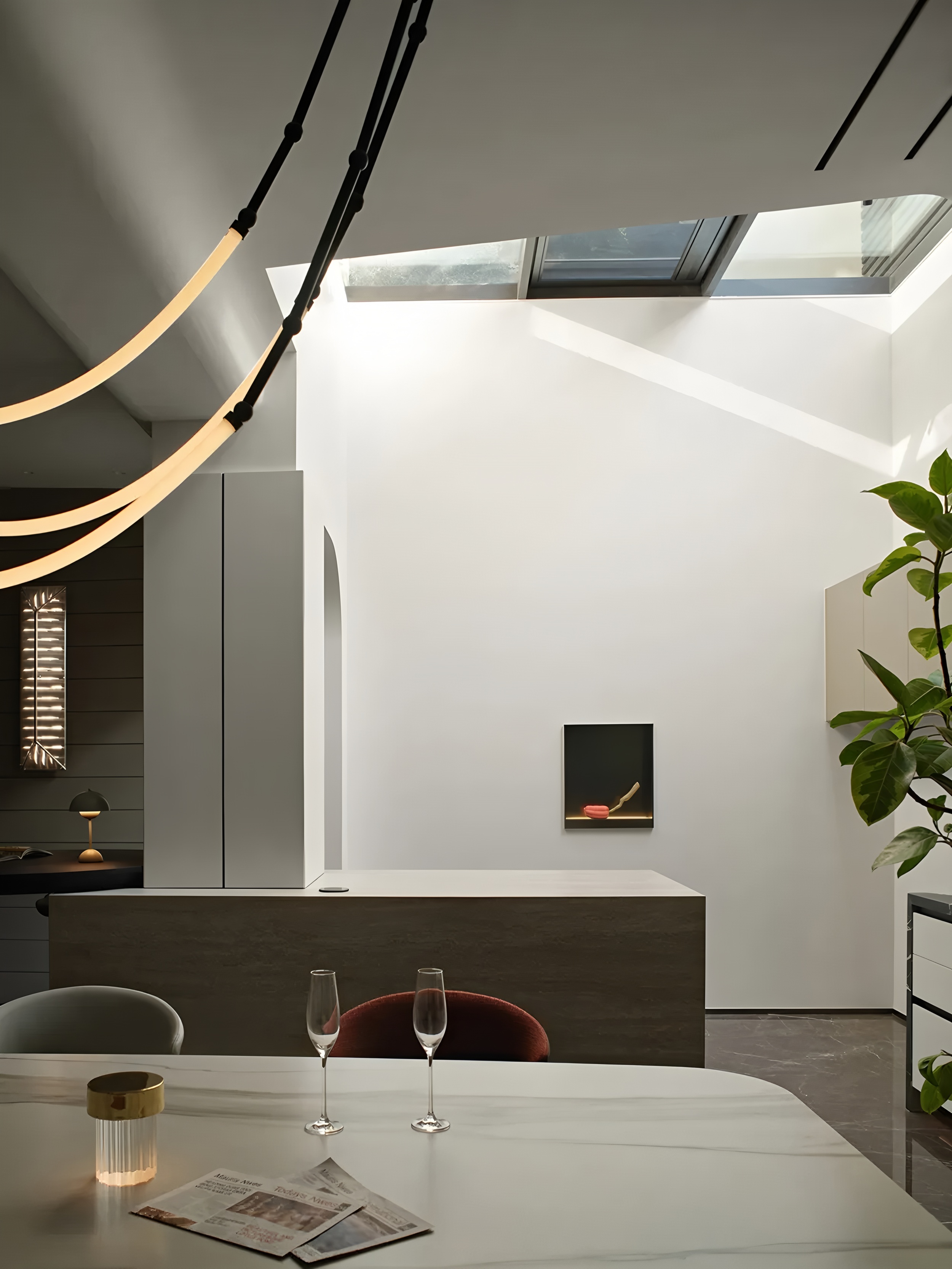 南京536㎡简约别墅丨中国南京丨观享际SKH室内设计-18