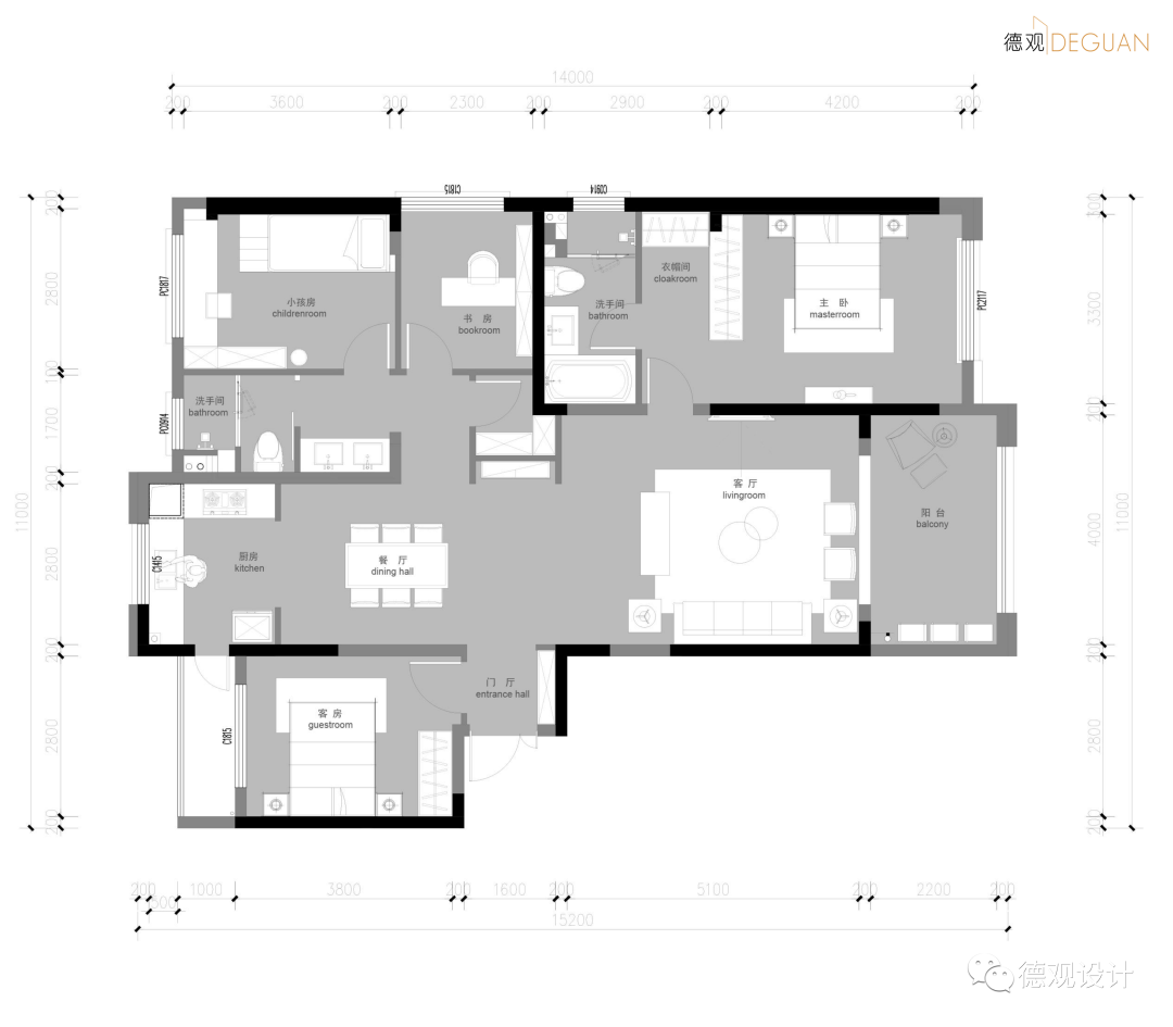 德观设计 | 兴华尚都国际样板间 | 惊艳橙光,写意人文东方-31