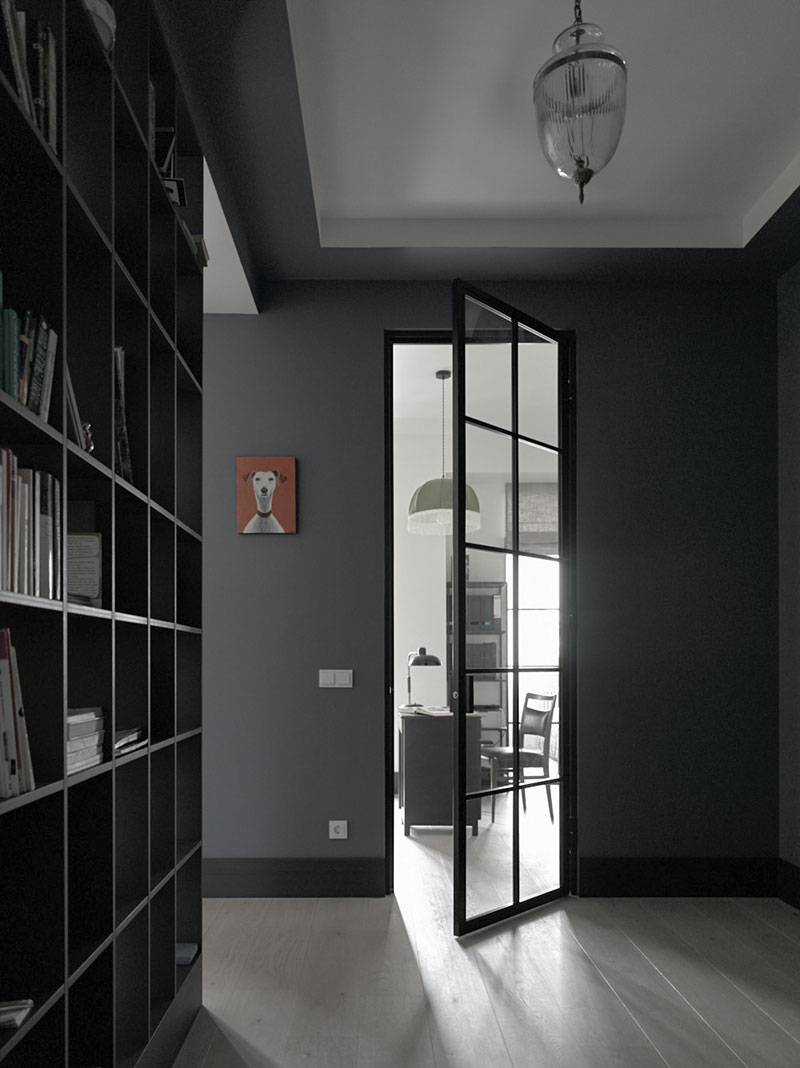 莫斯科灰色调时尚公寓，演绎简约北欧风-6