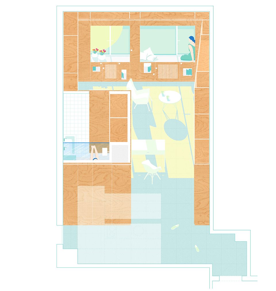 马德里“木蛇”公寓设计  Arenas Basabe Palacios arquitectos-12