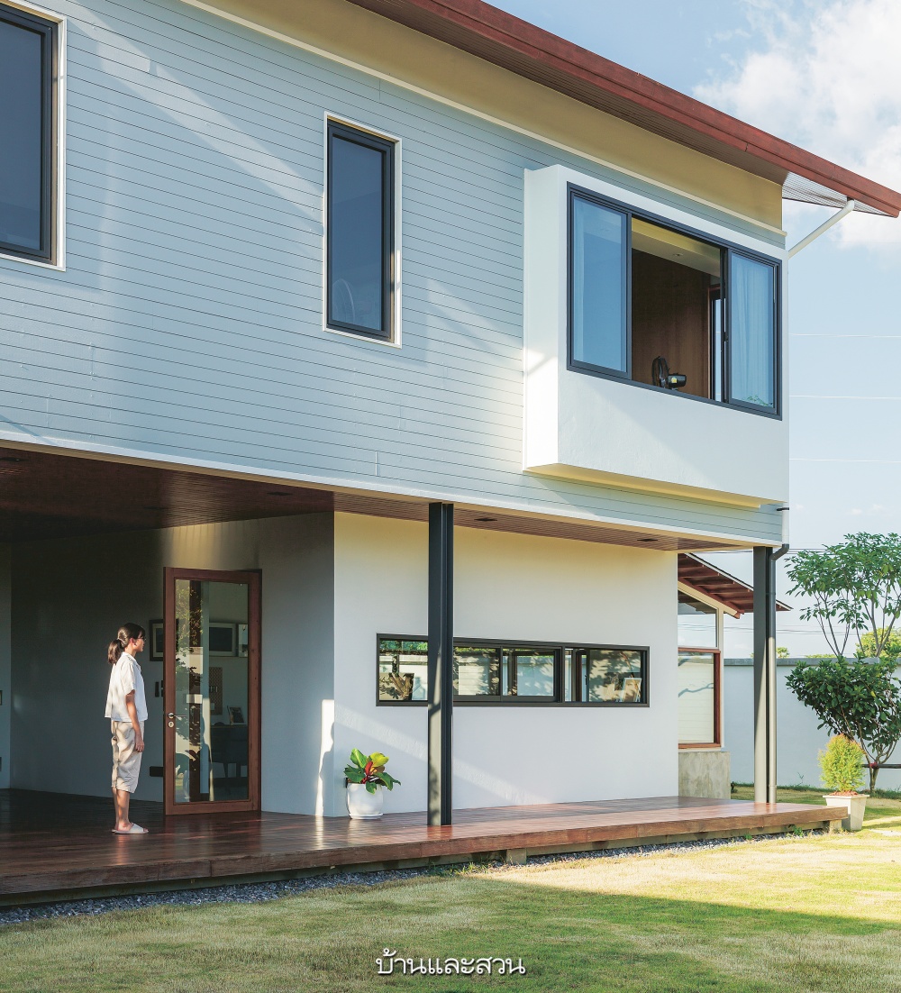 แบบบ้านโมเดิร์น FESTUS HOUSE เฉลิมฉลองความสุขผ่านสวนกลางบ้าน-8