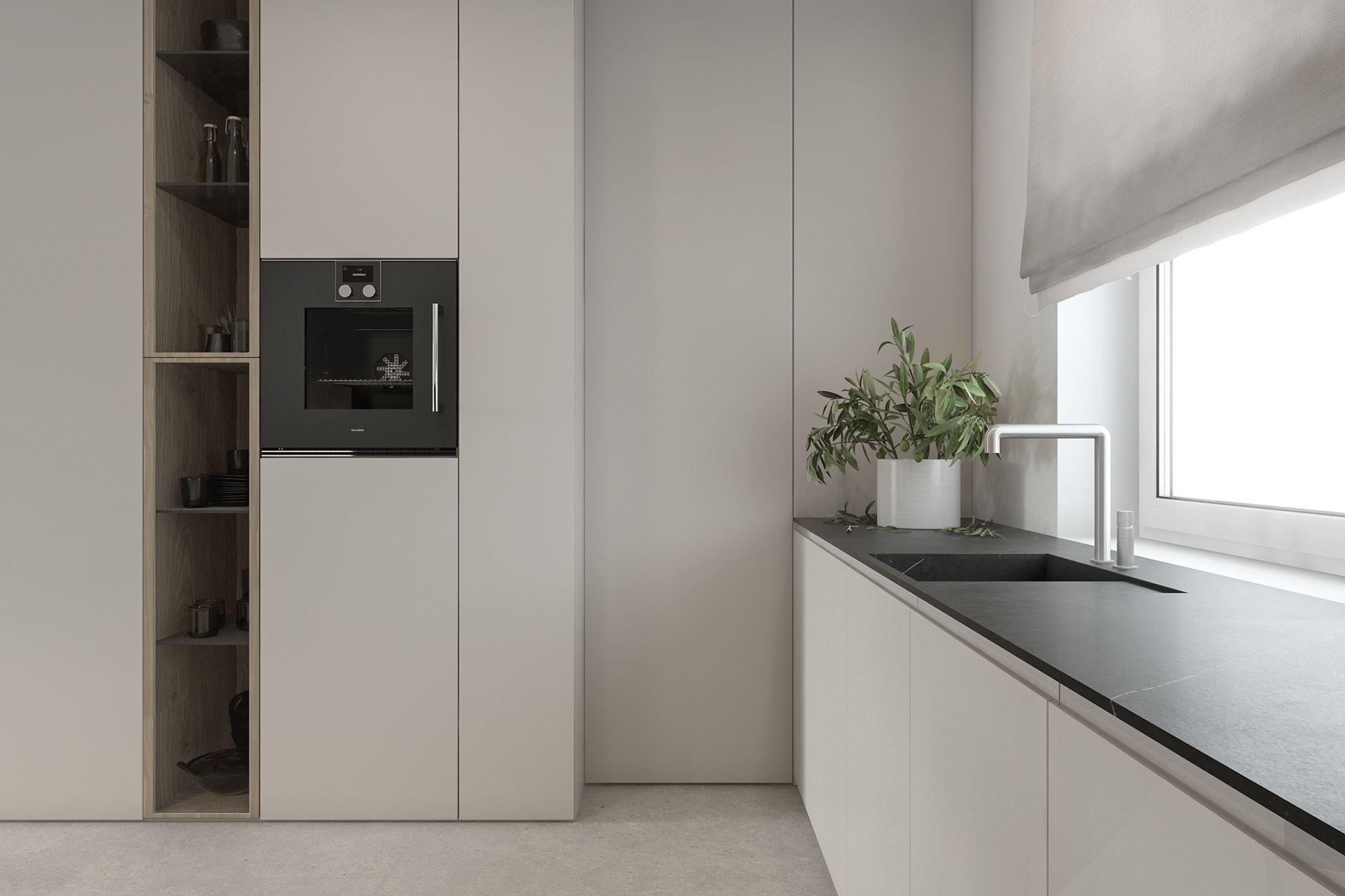 白色系+高级黑 极简主义的极简美-15