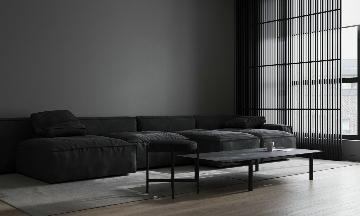 高级黑色系公寓 ，敬自由随性的美好生活-3