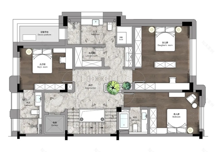 上海780m²空间的剧本|正饰空间设计丨中国上海-48
