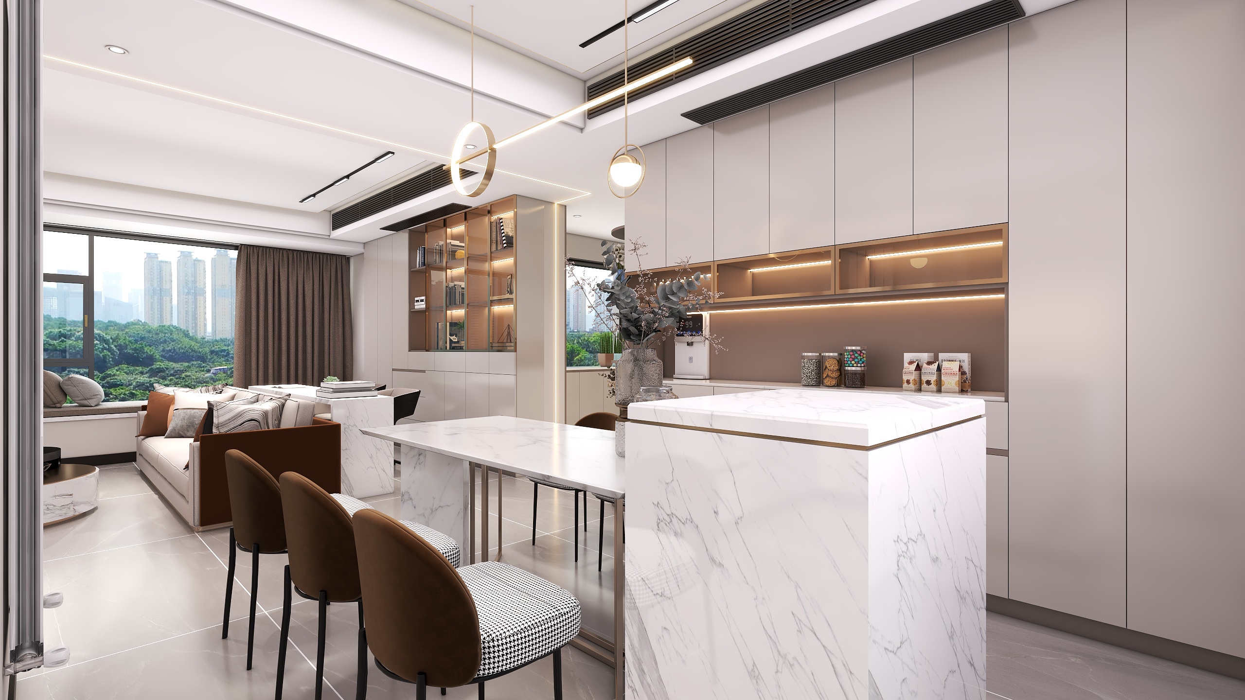 四川成都望江水岸（161平方意式轻奢四居室）-27