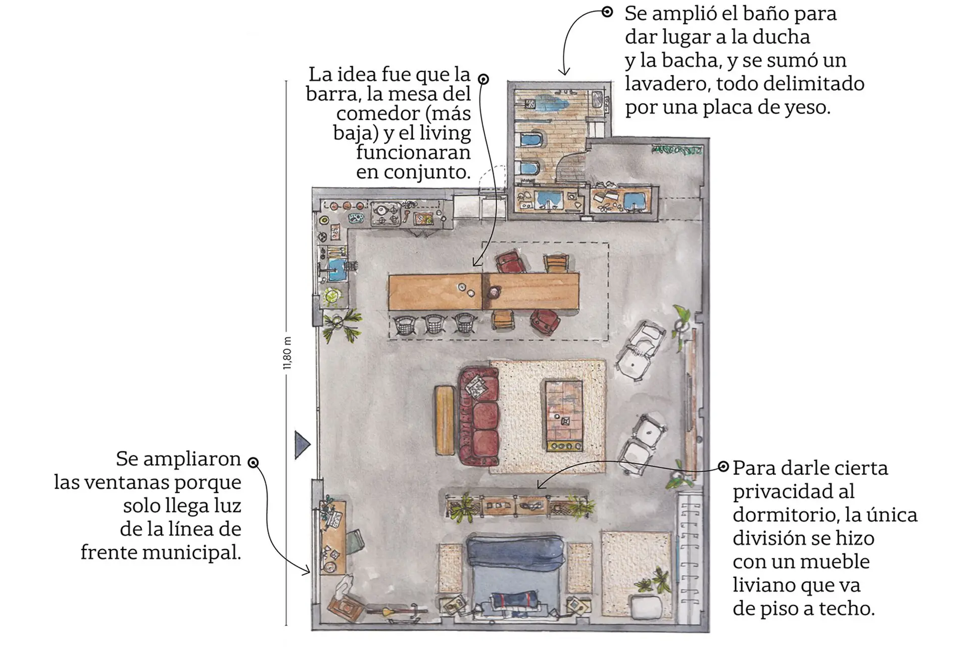 阿根廷仓库改造 | 工业风 Loft 的完美实现-1
