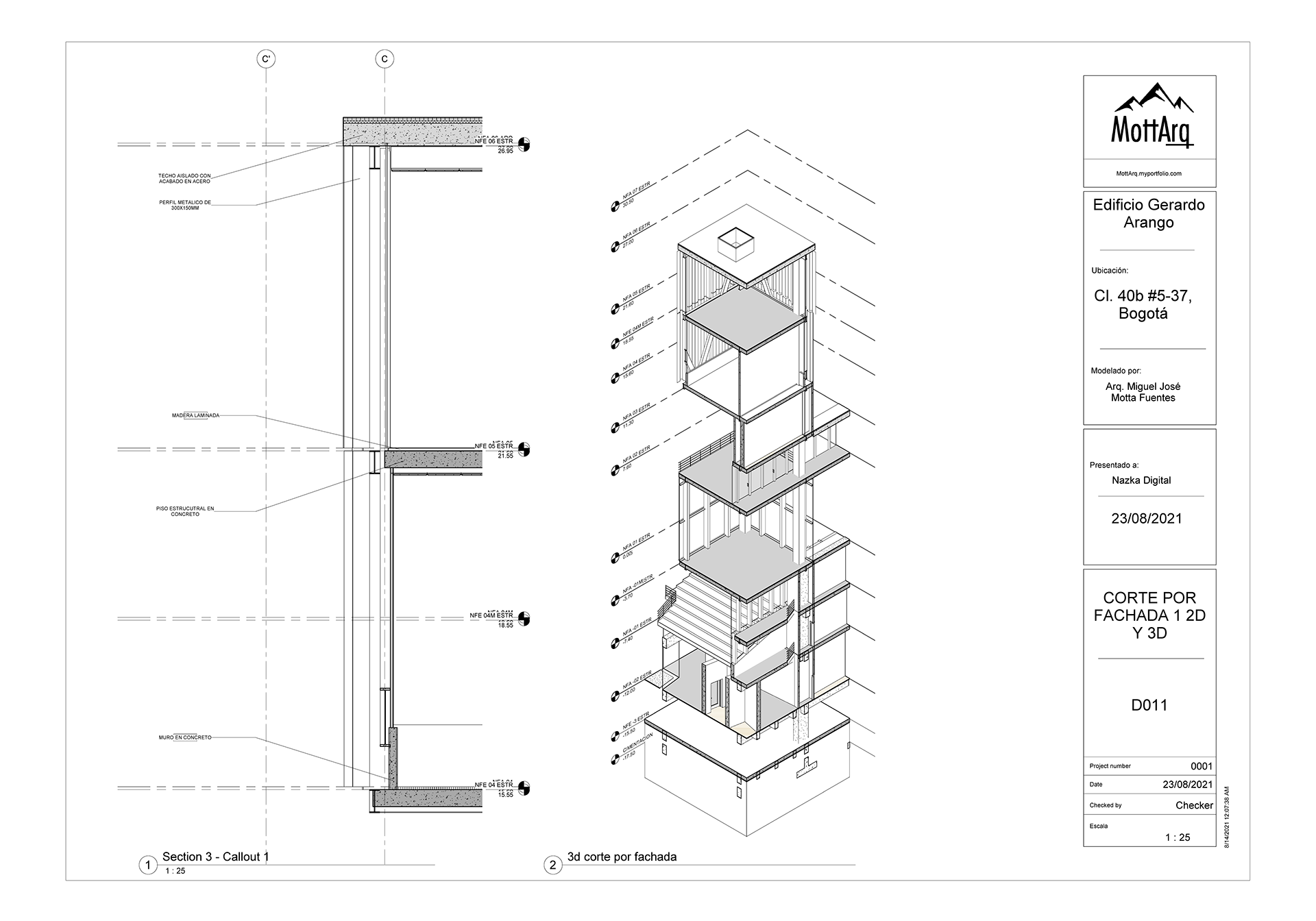 U Javeriana 艺术大楼建模-12