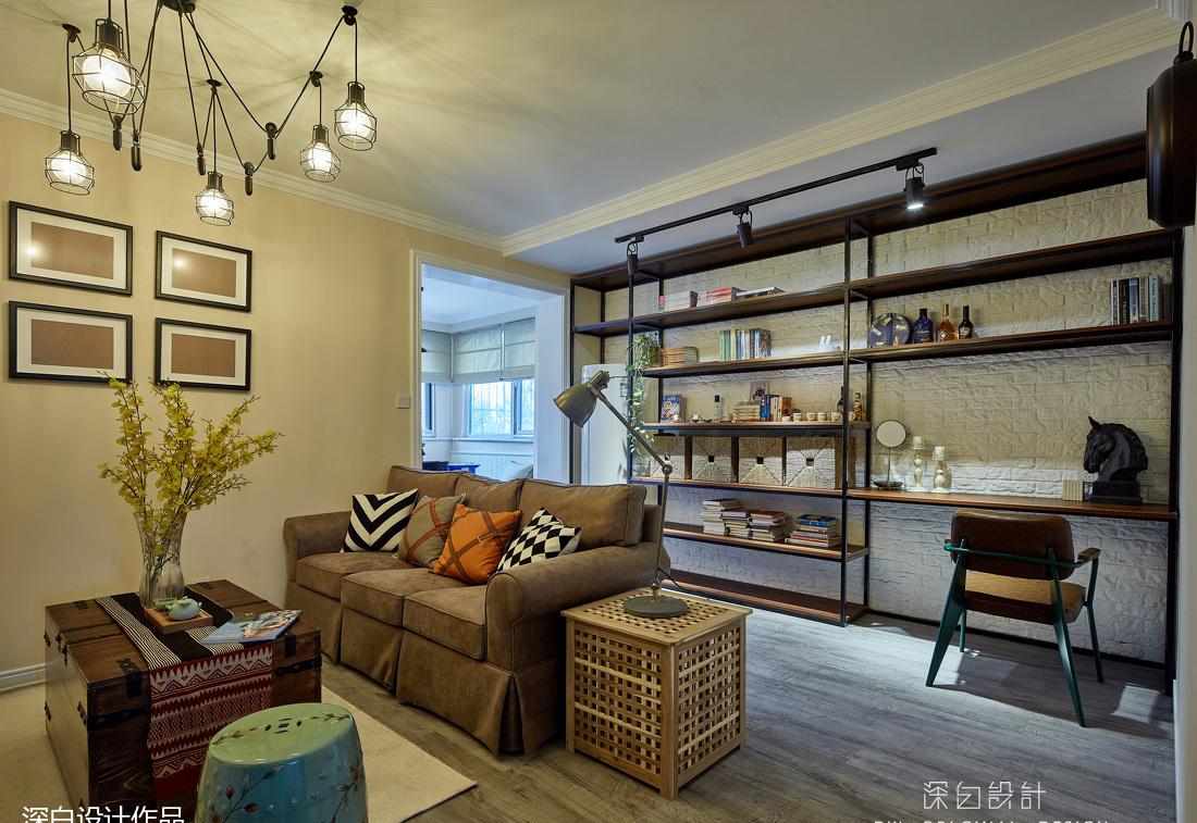 深白设计丨平层丨【深白作品】春末时光-5