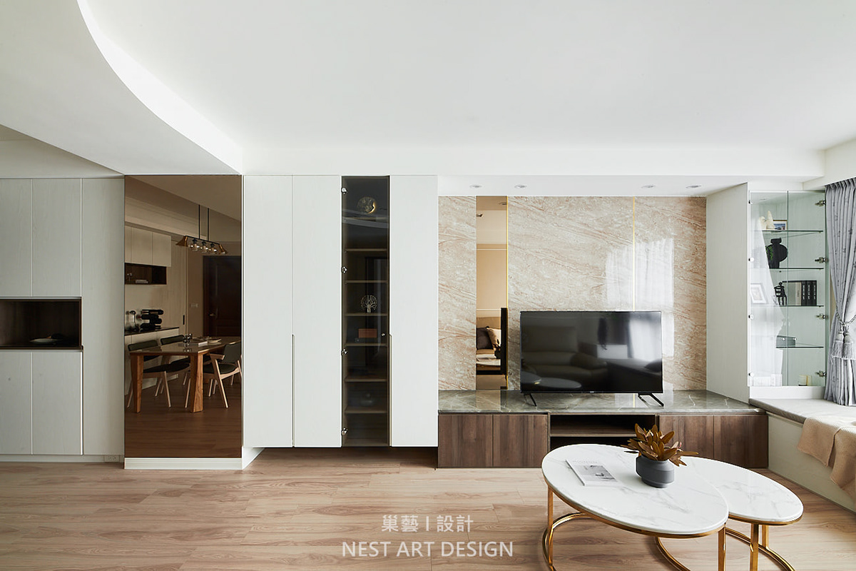 桃園龍潭輕奢華古典住宅設計丨演拓空間設計-21