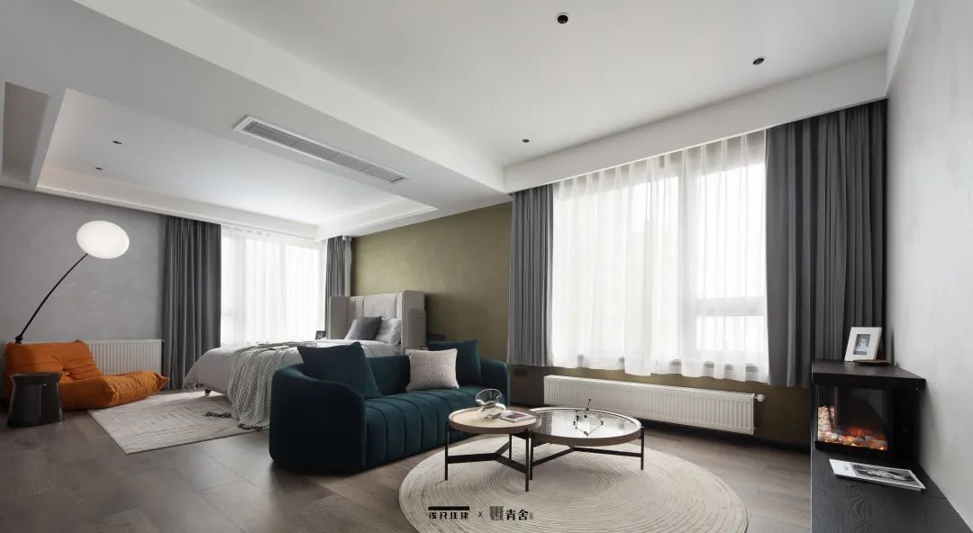 摩登撞色美宅 · 湘江壹号极致奢华空间丨浅尺住建-39