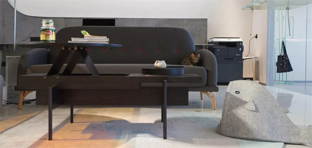 卧野空间设计事务所办公室——自由交流的弧形空间-61