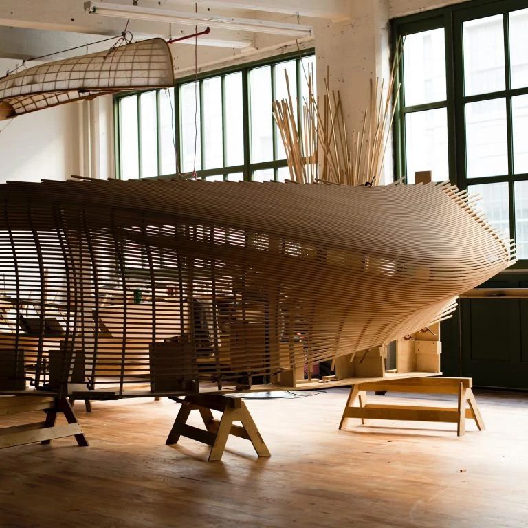 亚特兰大联盟剧院,蒸汽弯曲实木的艺术魅力-45