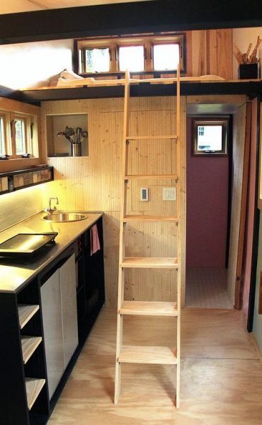Whimsical 140 Sq.Ft Portable Tiny Box House - Small House Decor-35